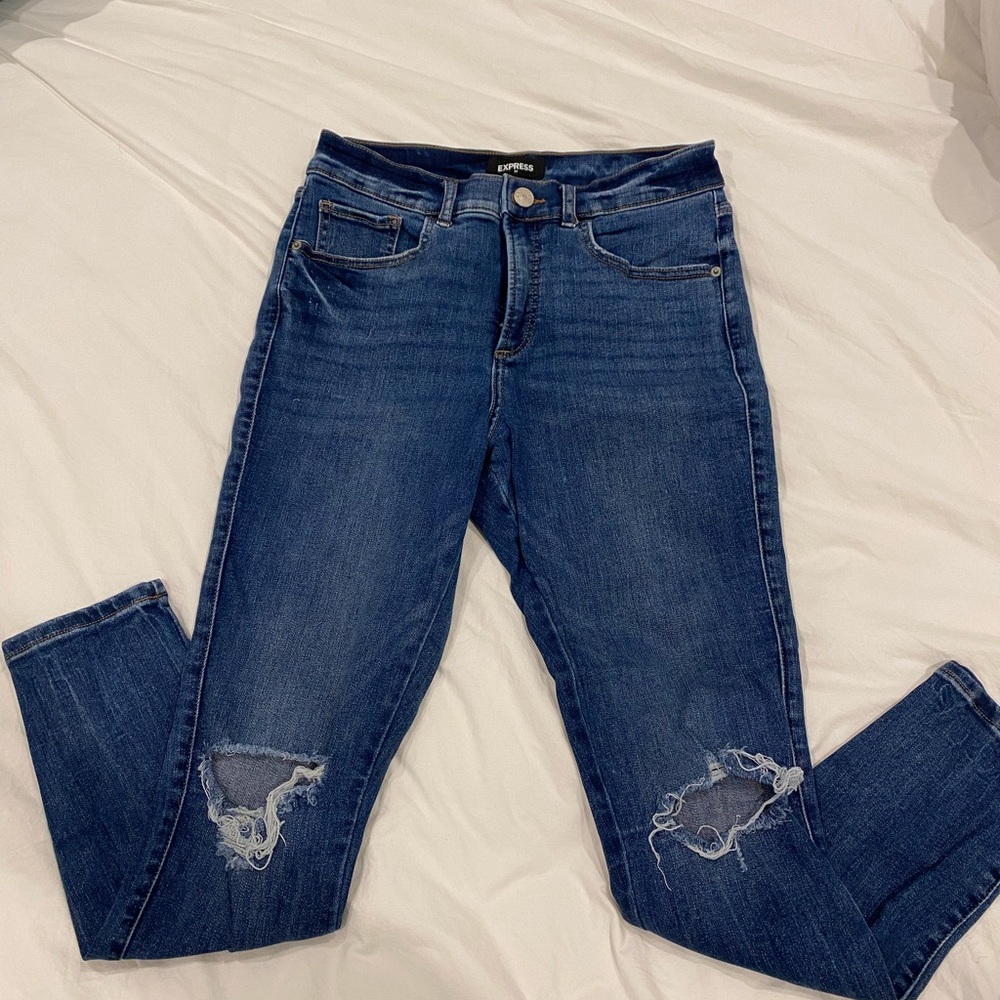 Express Skinny High Rise Jeans